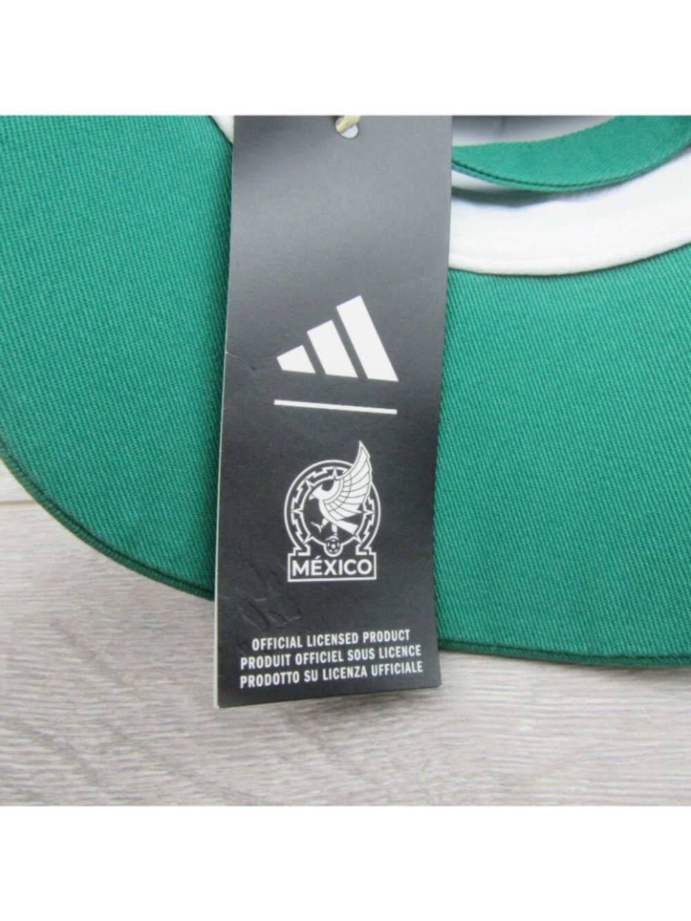 Adidas 3 Stripes Mexico 26 Baseball Cap Hat Men's Adjustable Strapback Green NEW - Picture 13 of 15
